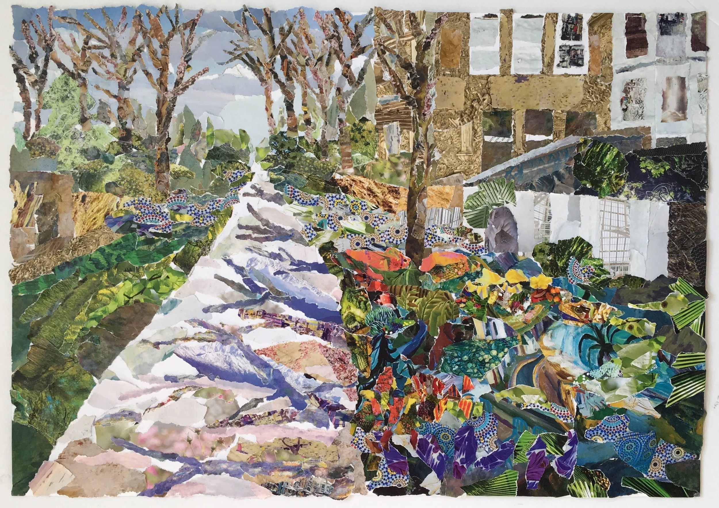 Angerstein Lane, Blackheath.
Collage