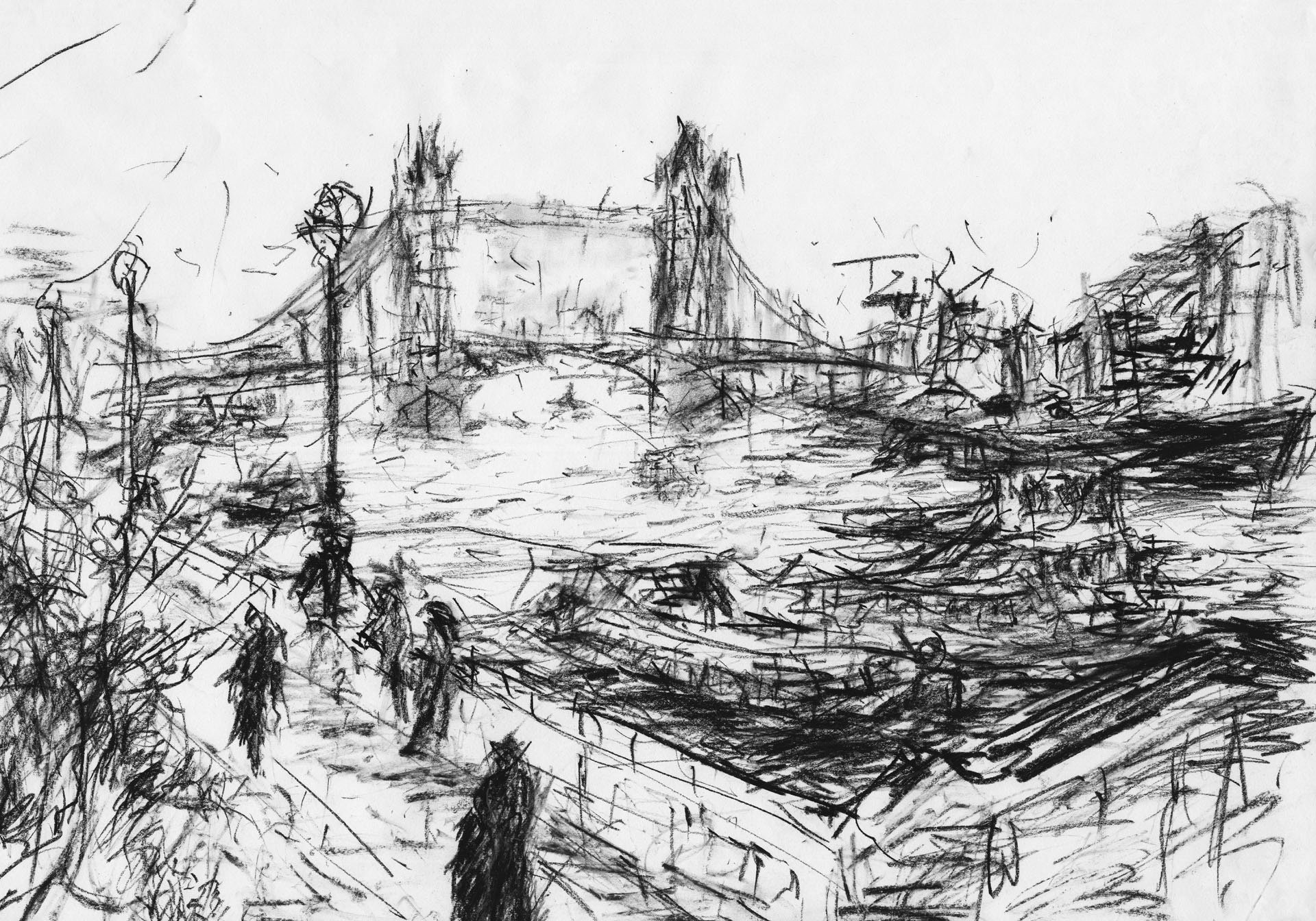 Billingsgate
Charcoal pencil dawing 595 x420 mm