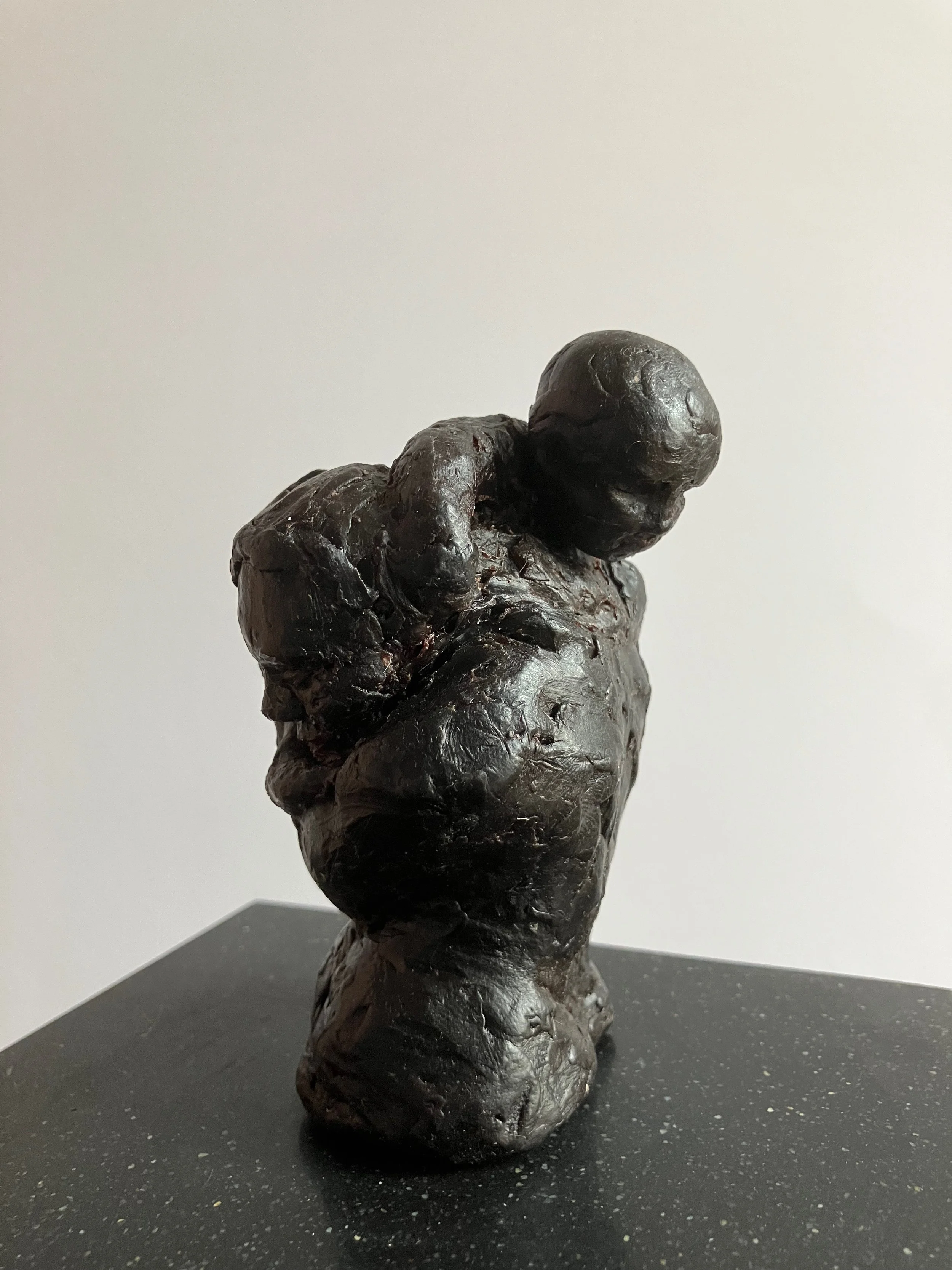 Mother and Baby.
Inspired by Kathe Kollwitz.
small wax figure