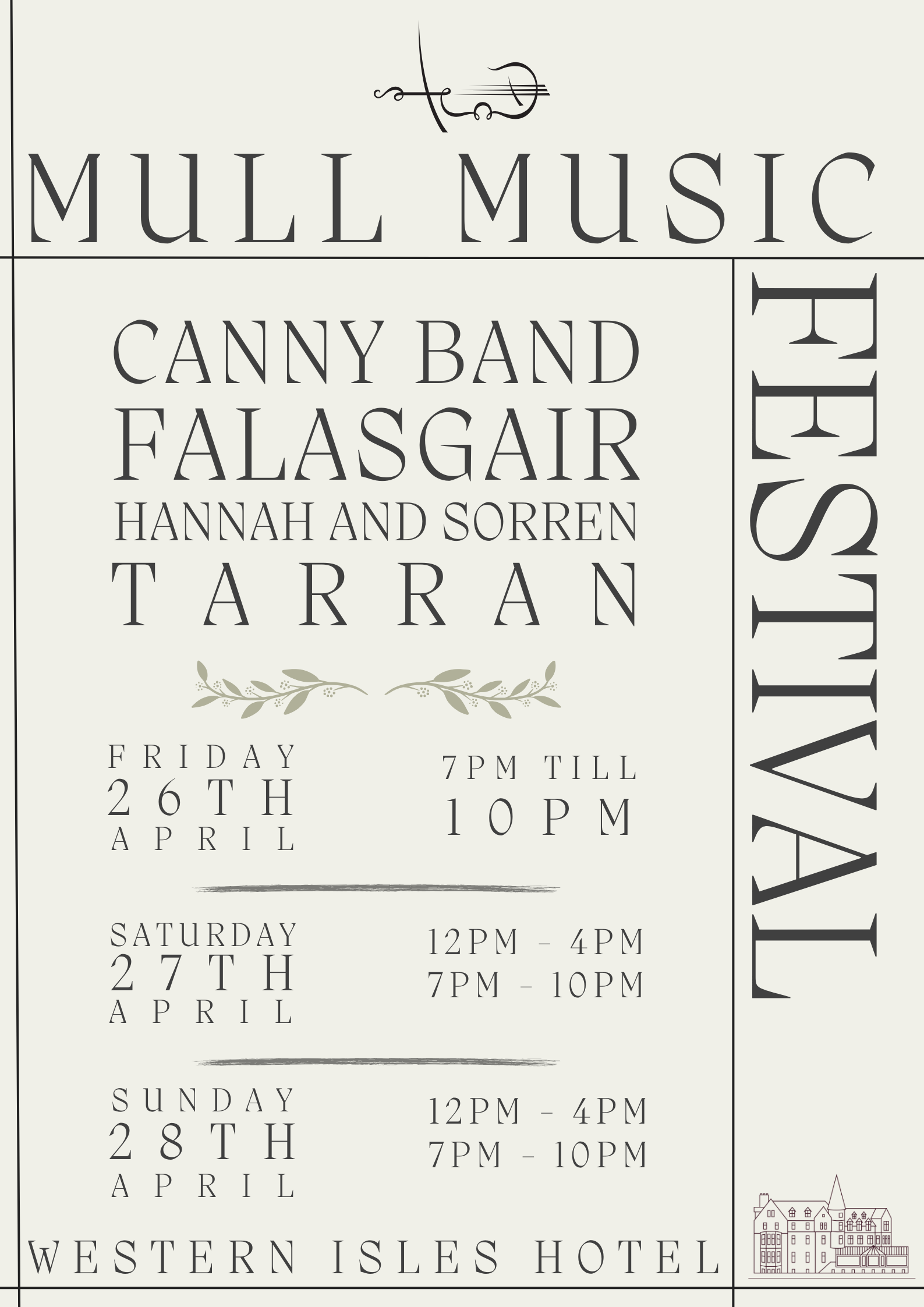 Mull Music Festival 2024 — Western Isles Hotel Mull