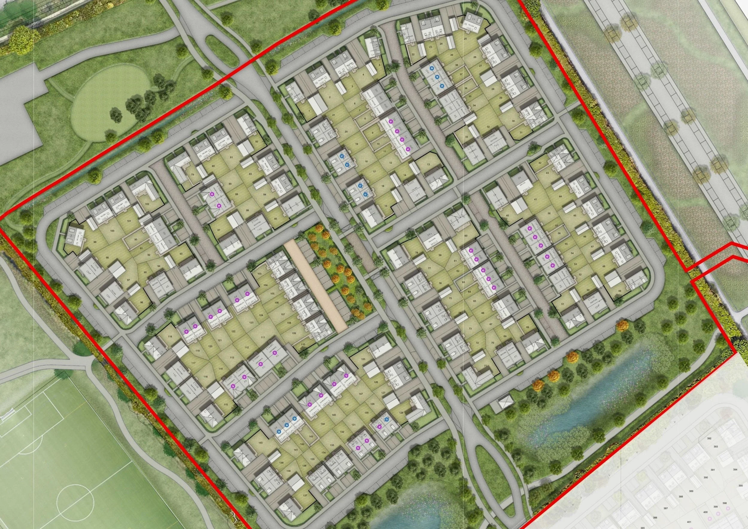 Phase 1A, Salden Park, Milton Keynes
