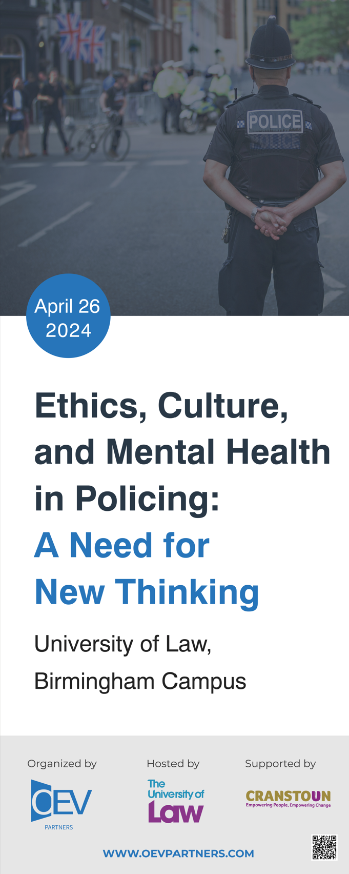 Ethics, Culture and Mental Health in Policing