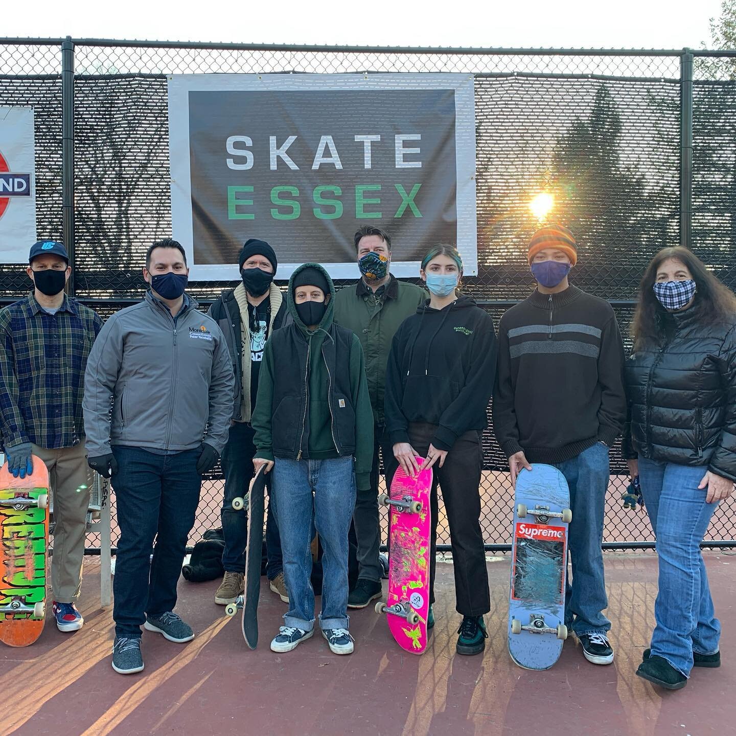 Today Alexis Sablone visited @courtskatepark to see what a well loved skate spot it is.  We are excited to partner with Alexis for a &ldquo;skateable sculpture&rdquo; for Montclair.  For more information about Alexis&rsquo;s designs and her pro skate
