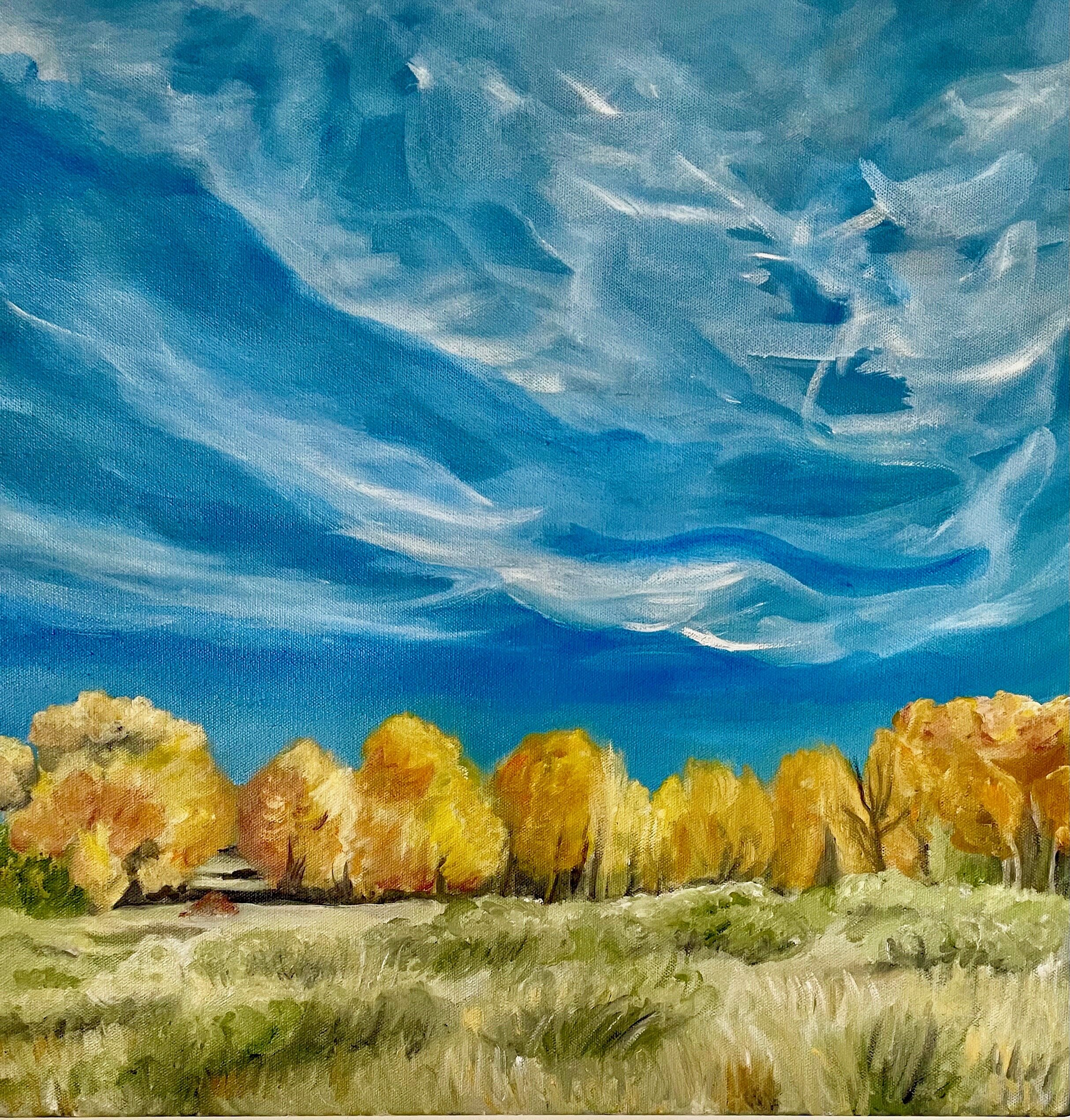 FRESH AIR, 20' X 20’, oils on canvas, 2020, $500