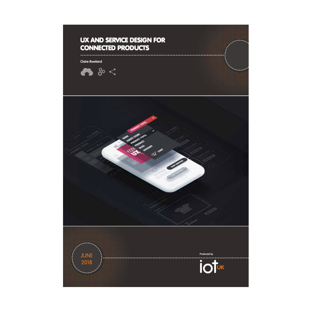 IoTUK report: UX and service design for connected products