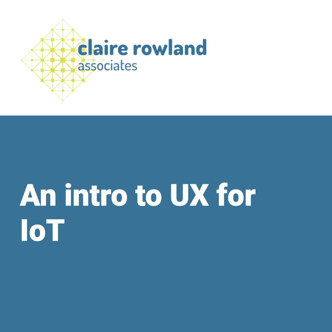 Intro to UX for IoT: videos