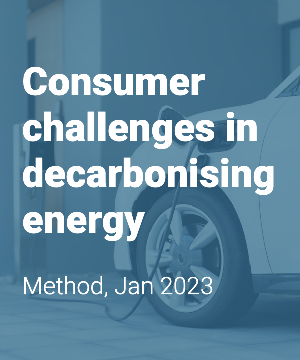 Consumer challenges in decarbonising energy
