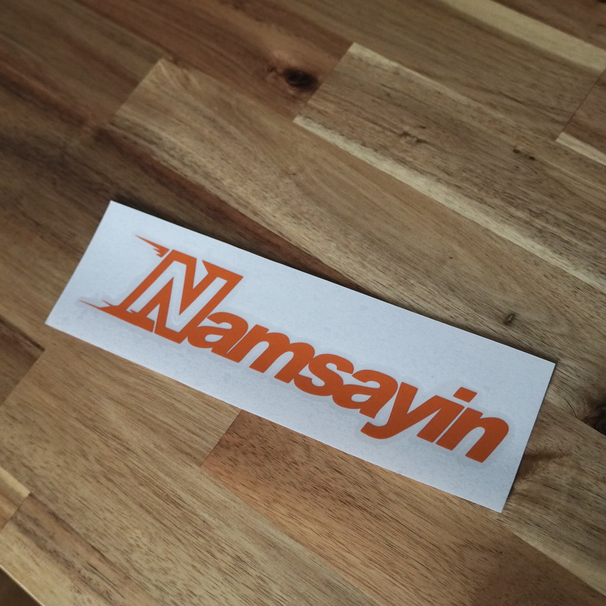Orange Namsayin Sticker.jpeg