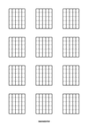 Printable Blank Chord Diagram | SAMJAMGUITAR