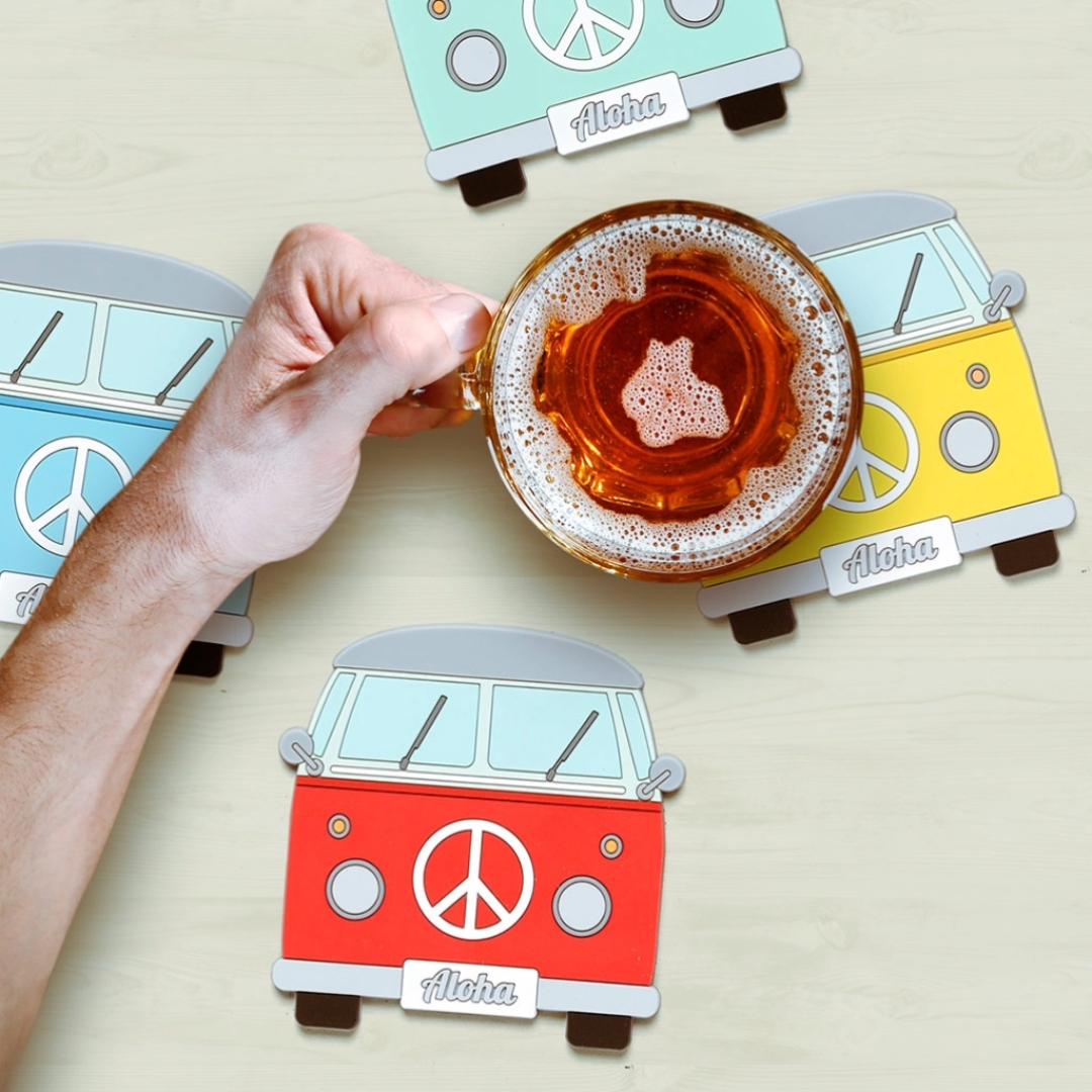 vintage wolkswagen van coasters