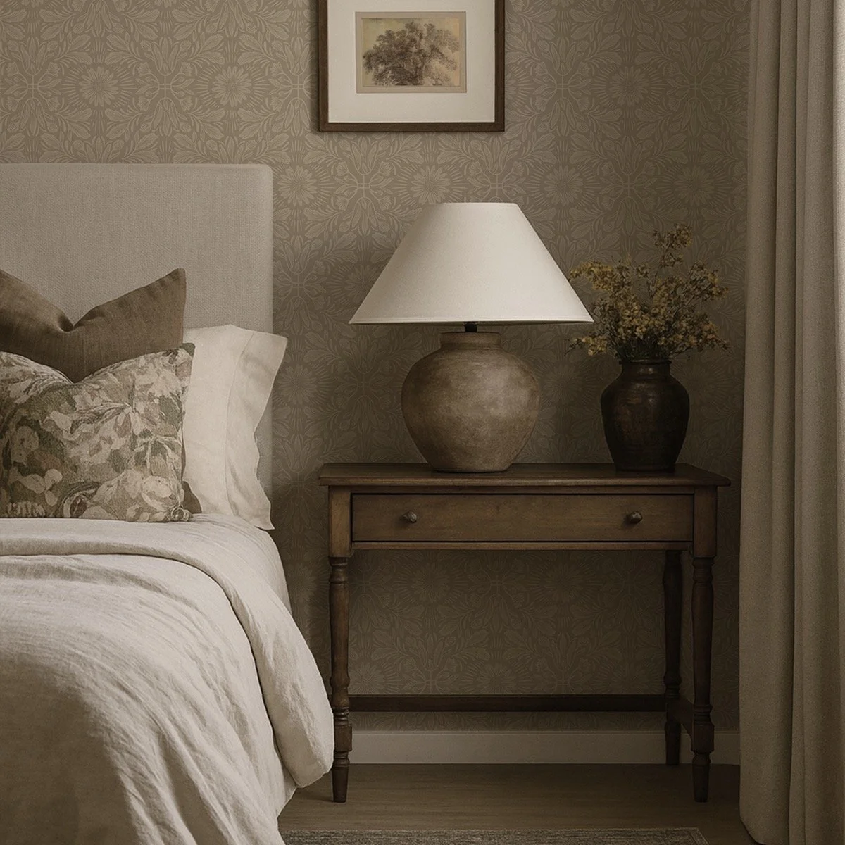 You guys, it's finally launch day for my newest collection with @artzaco_ 🍂 Yay!!! This new collection s filled with warm, timeless patterns in earthy fall tones, the kind that make your walls feel cozy, grounded, and effortlessly beautiful. Head on