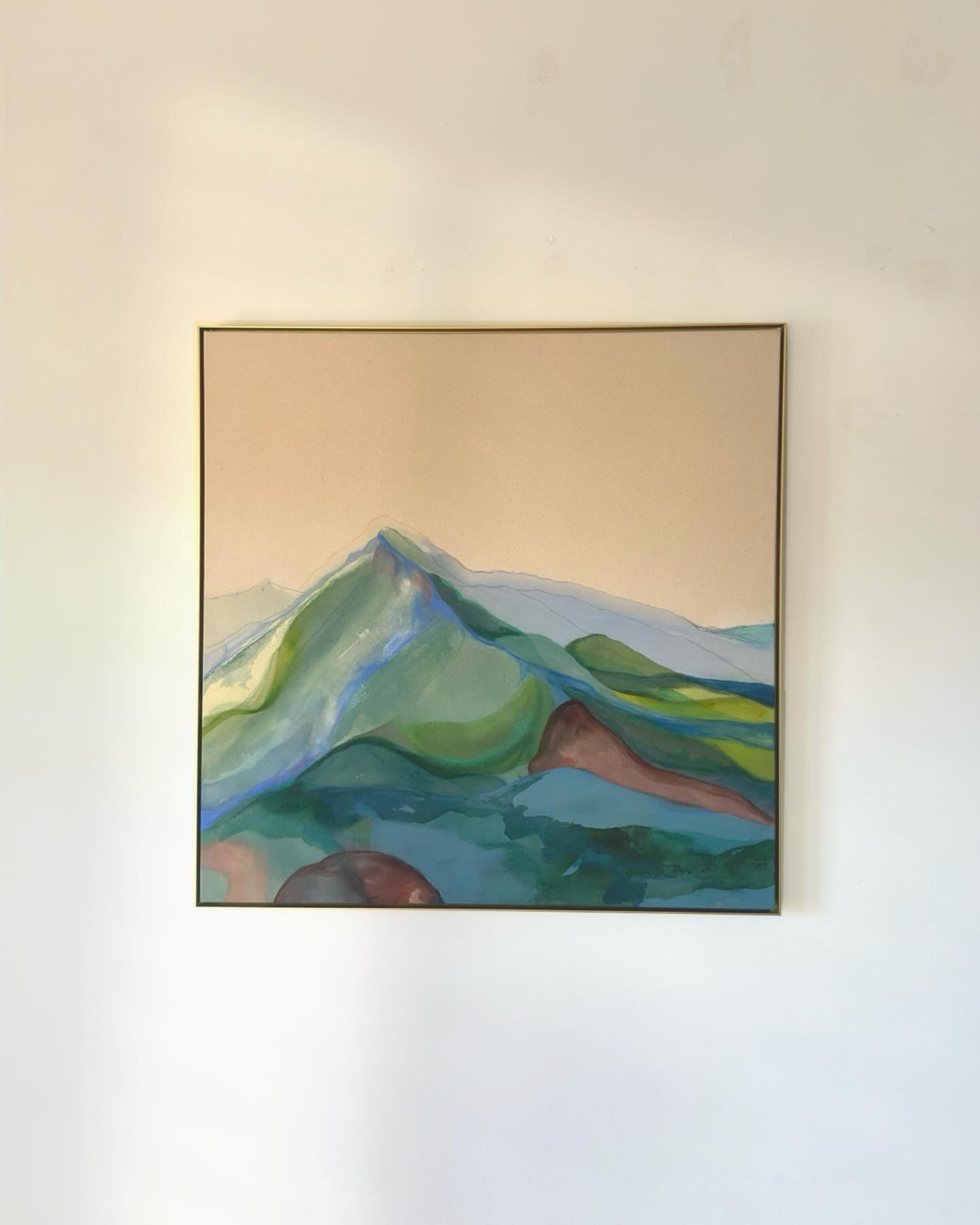 &lsquo;Air to Breathe&rsquo; | Sold 🔴
2025 | 36&rdquo; x 36&rdquo; | Acrylic &amp; pastel on natural canvas