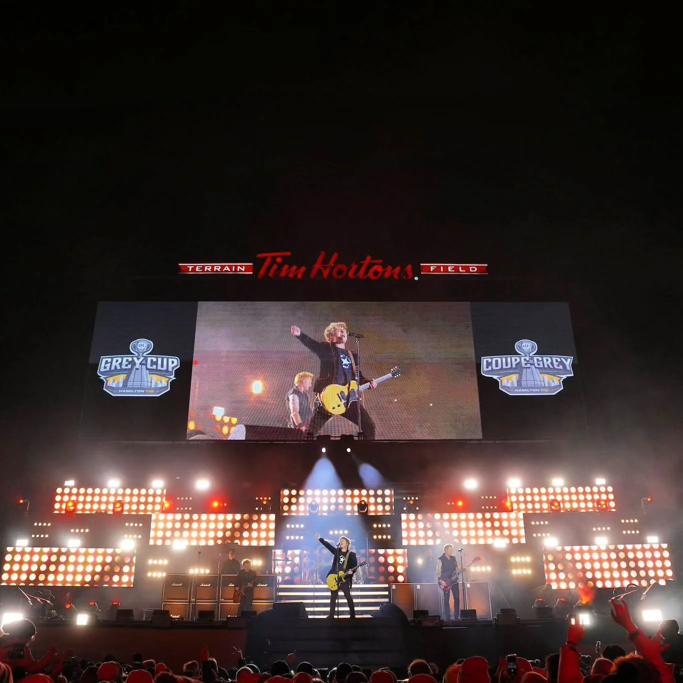 Just like that, another Halftime Show is done.  We couldn't do it without our incredible team!  Thanks to @nickvann @jason_bolger @jai_lee_d and Mike Dickenson 

A huge thank to PRP for trusting us with this prestigious event!

#greycup 
#greenday
@p