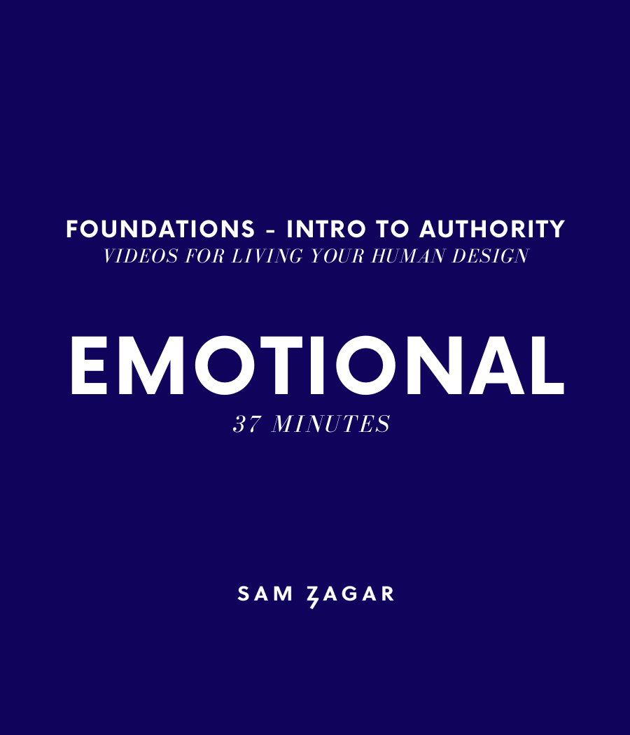 Emotional Authority — Sam Zagar