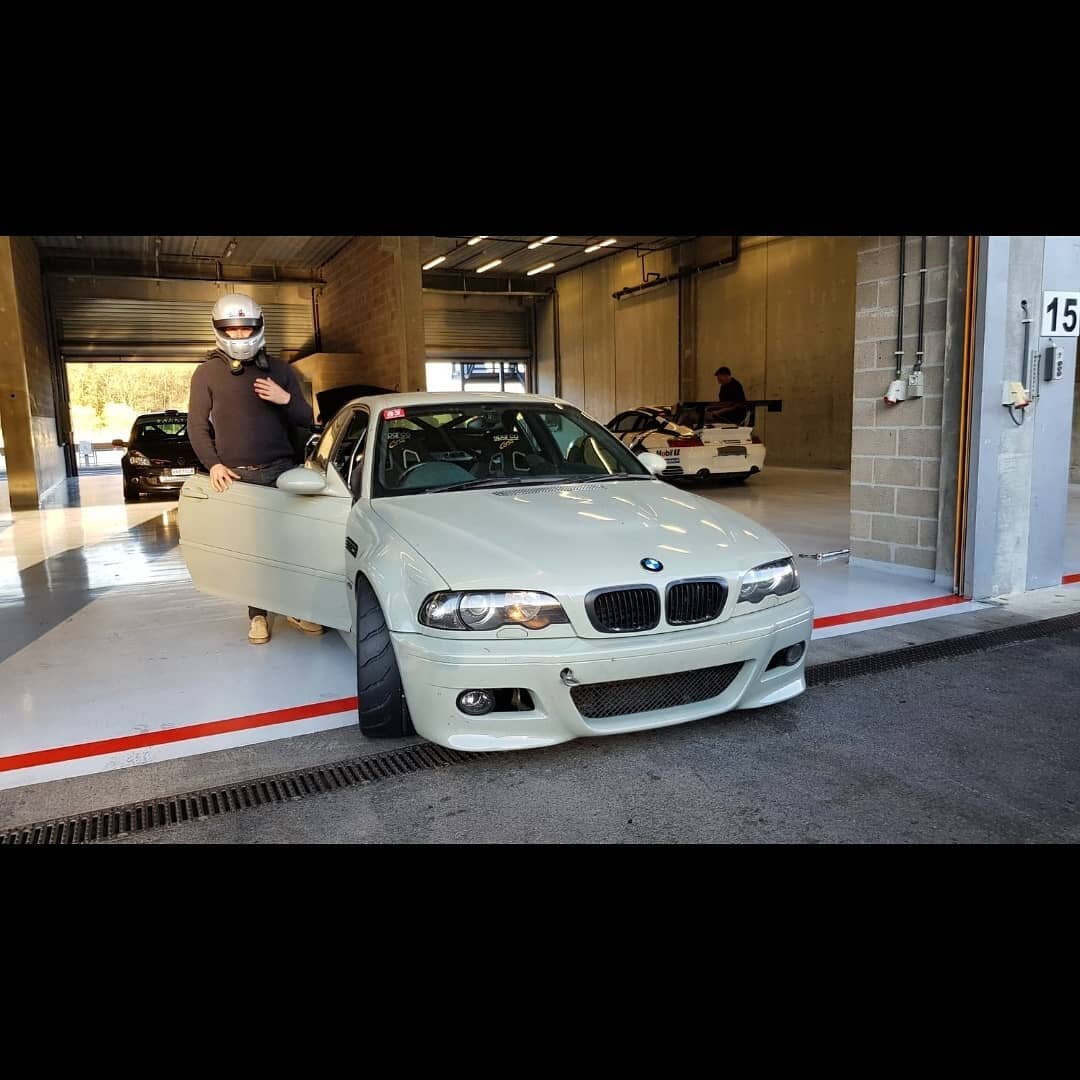 Fashion grey E46 M3 @ SPA 2019 

The car was rebuilt, all usual rust, engine work, bushes and bearings etc etc + resprayed in the month before the trip and it just all got so last minute.com, like subframe back in and suspension rebuilt at 3am in the