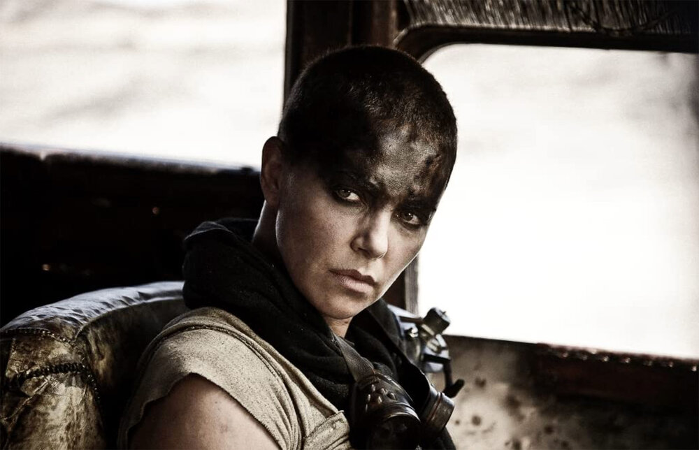 Charlize Theron  in  Mad Max: Fury Road (2015)   Photo by Jasin Boland - ©&nbsp;2012 Warner Bros. Entertainment Inc.