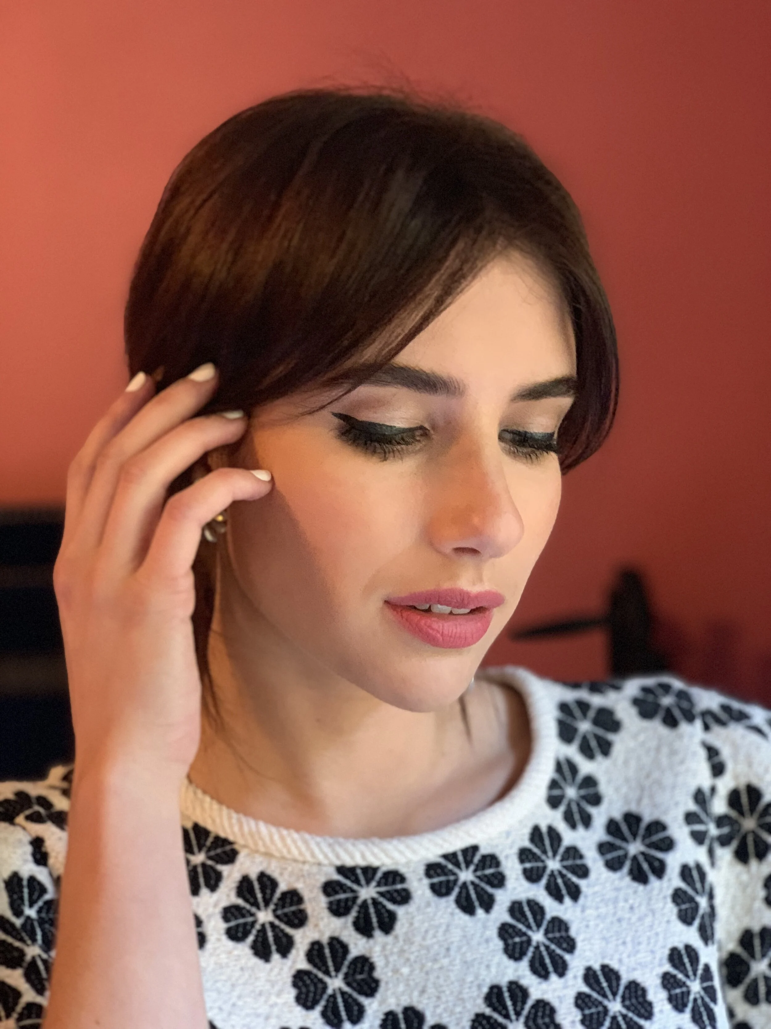 Emma Robrts BTS NYFW 2019.JPG