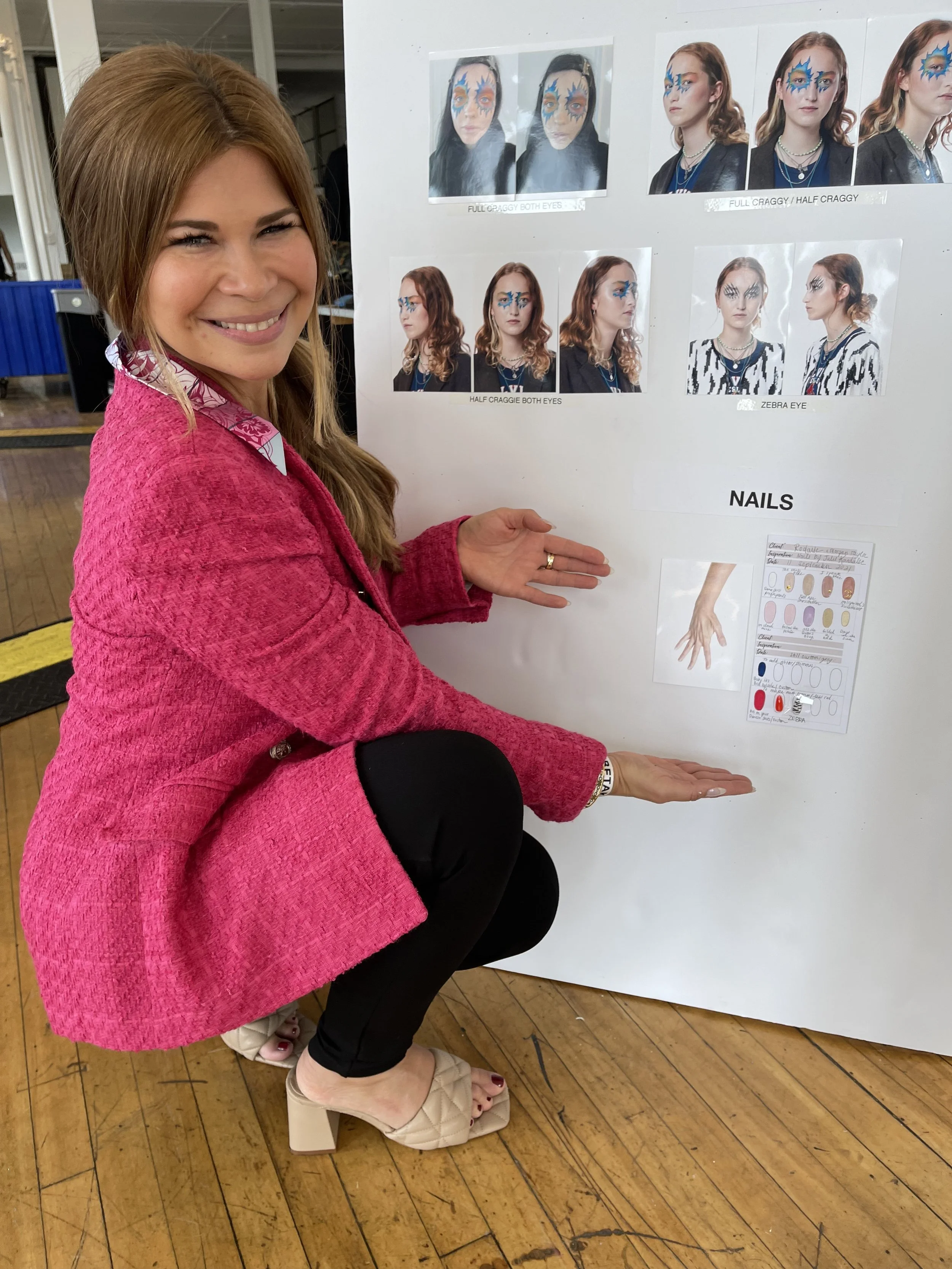 BTS with book page at Rodarte .JPG