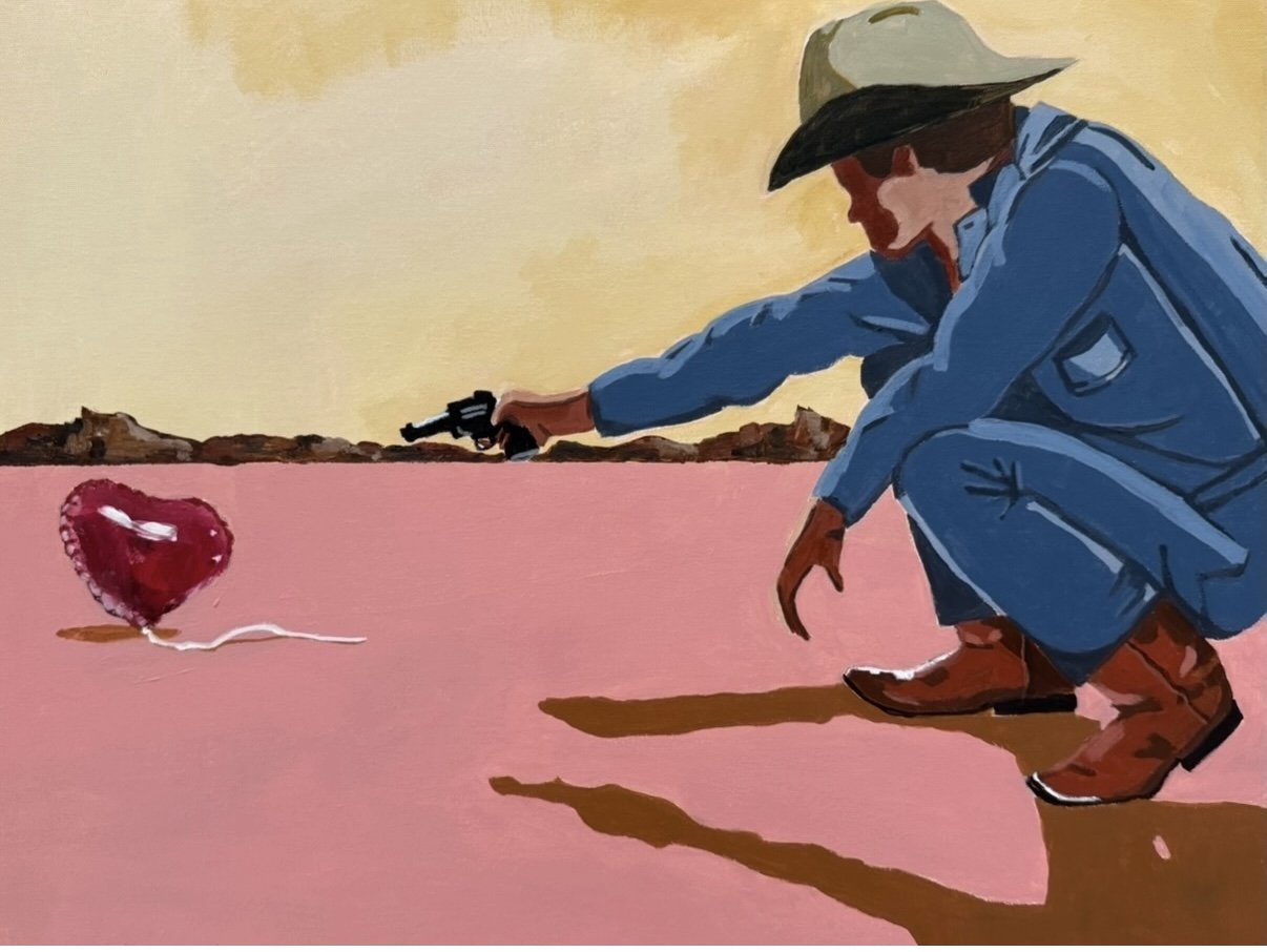 Love Hurts, Acrylic on canvas, 20 x 24 in. 