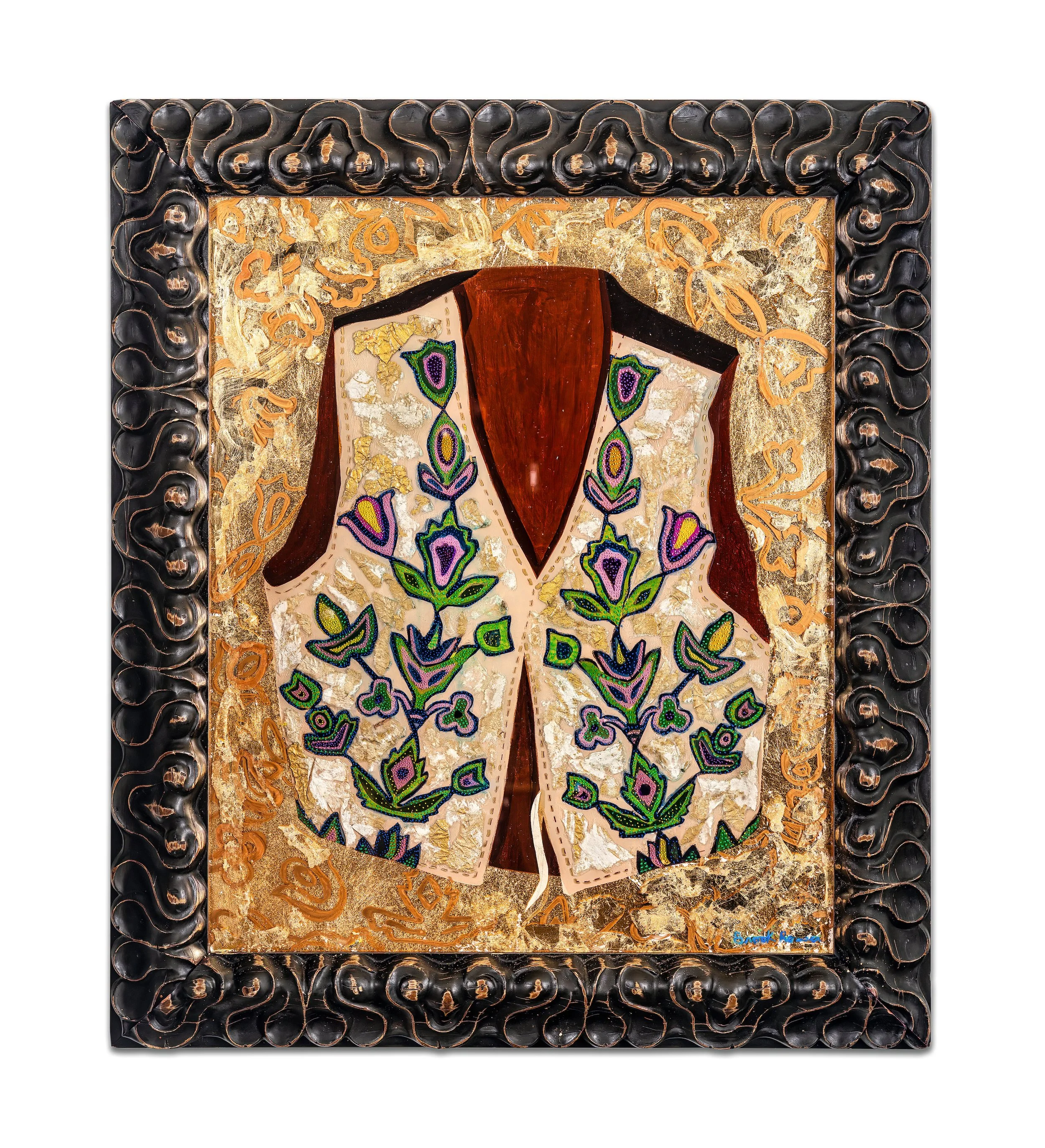 Nostalgia | Eugene's Vest, Mixed media, 28 x 24 in. 2022