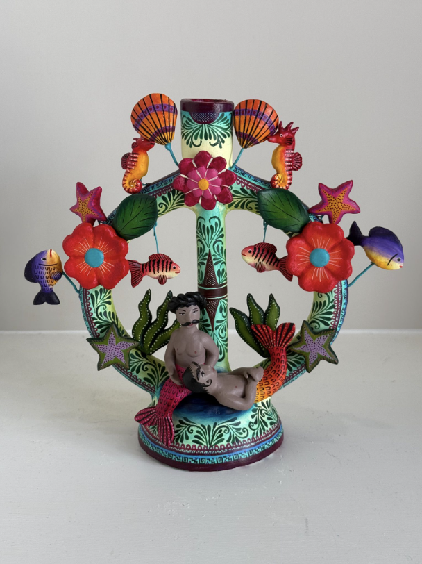 Arbol De La Vida, Sirena Male Couples, 9 in. tall, 2024