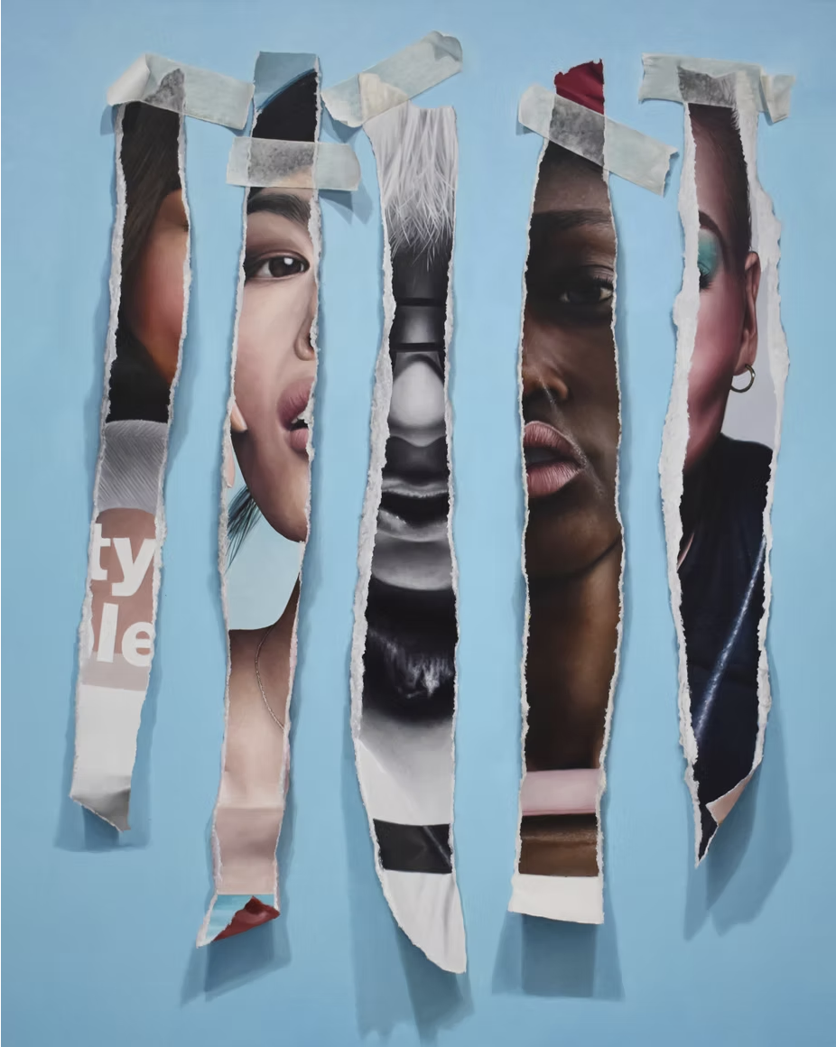 One for All, Oil on linen, 30 x 24 in. 2022. SOLD