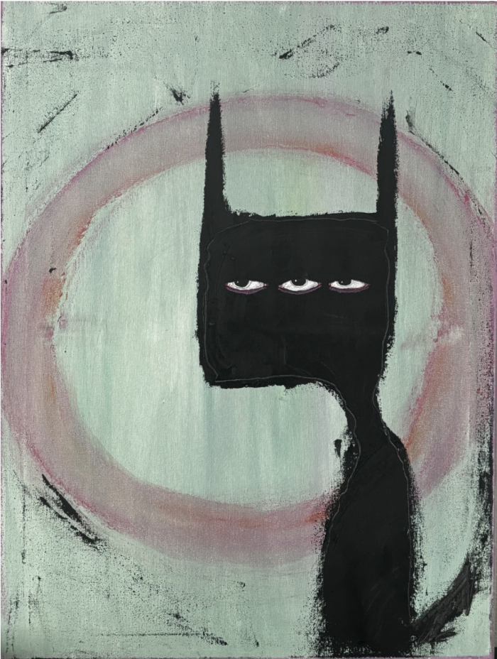 Outcast, Mixed media canvas, 20 x 16 in. 2024. SOLD