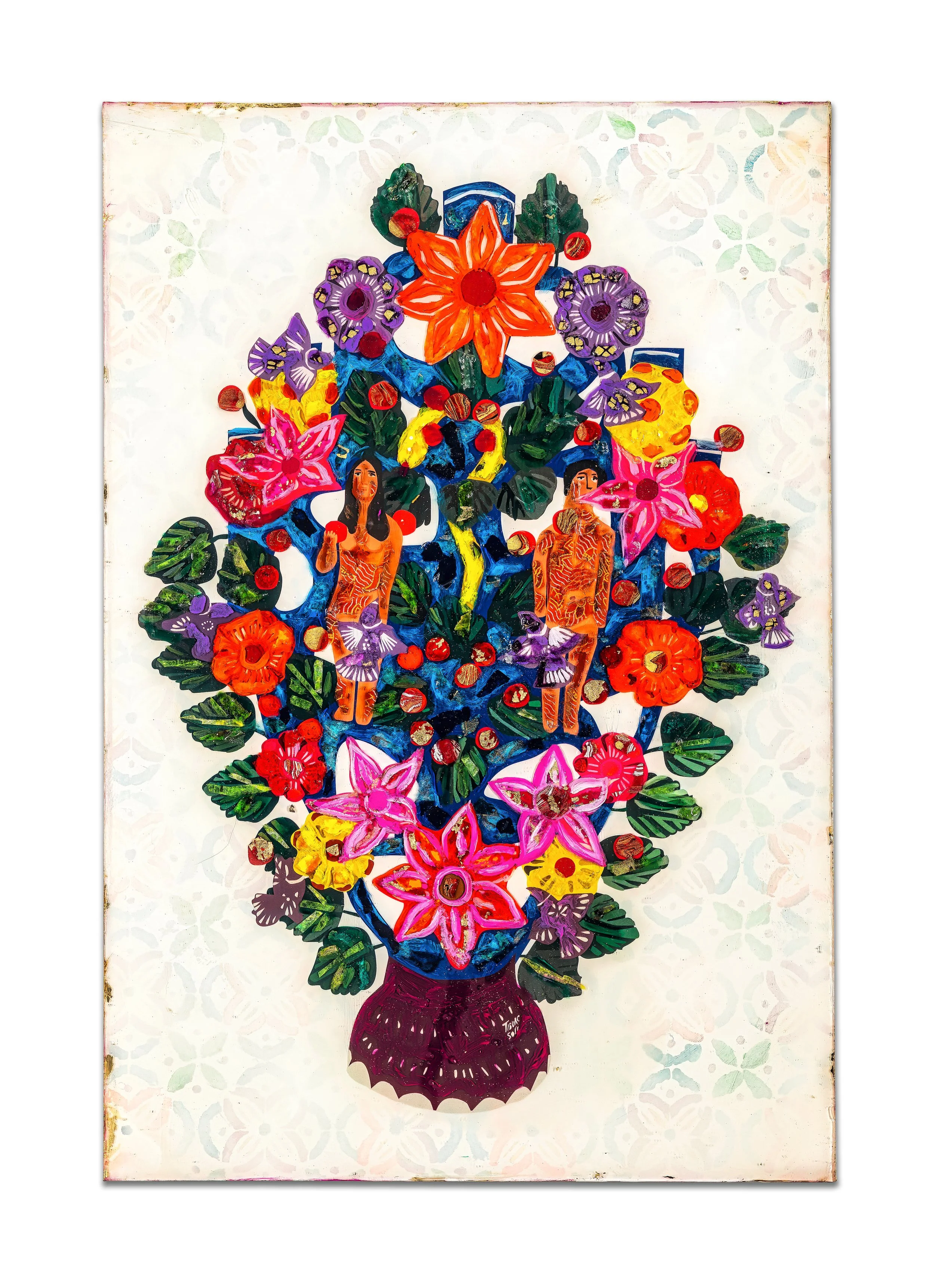 Nostalgia | Tree of Life, Mixed media, 36 x 24 in. 2022. SOLD