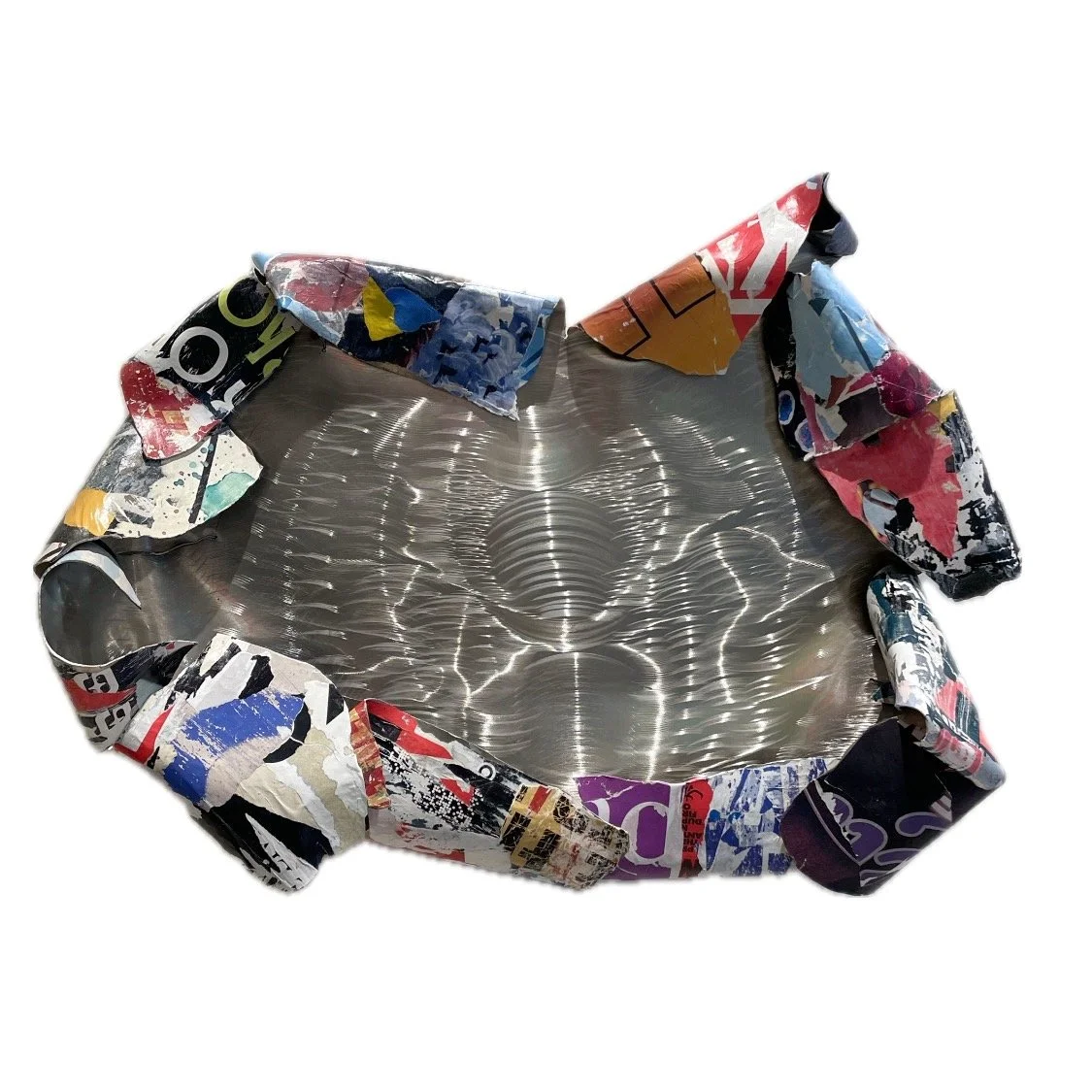 Process of a Failed Idea 1, Mixed media on aluminum panel, 44 x 54 in.