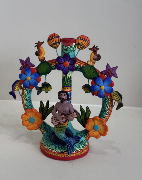 Arbol De La Vida, Sirena (Male) , 9 in. tall, 2024