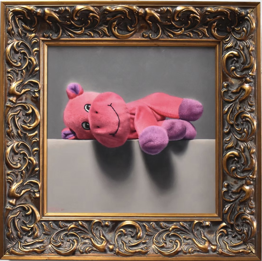 Pinky 2, Oil on canvas, 12 x 12 in. 2025, SOLD