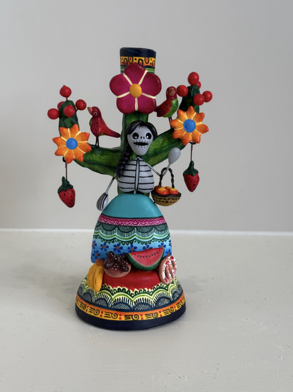 Single Branch Cactus Comida Ofrendas (Food Offerings), 6 in. tall, 2024