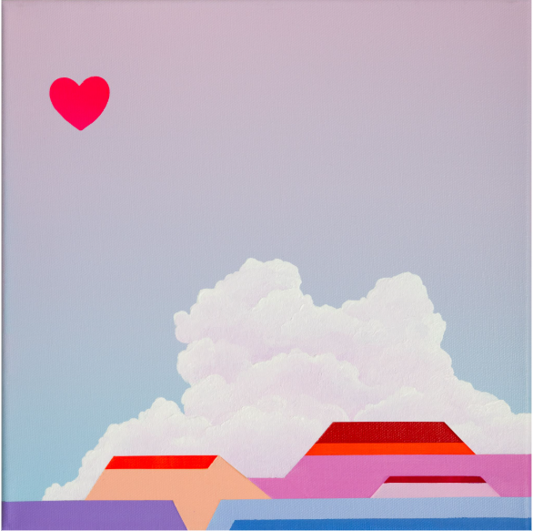 Sabinal Sky, Mixed media, 12 x 12 in. 2026