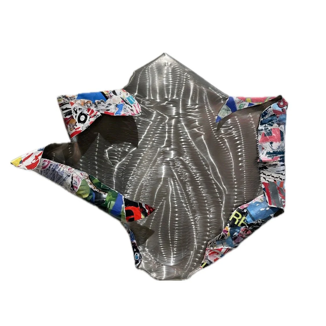 Process of a Failed Idea 2, Mixed media on aluminum panel, 50 x 45 in.