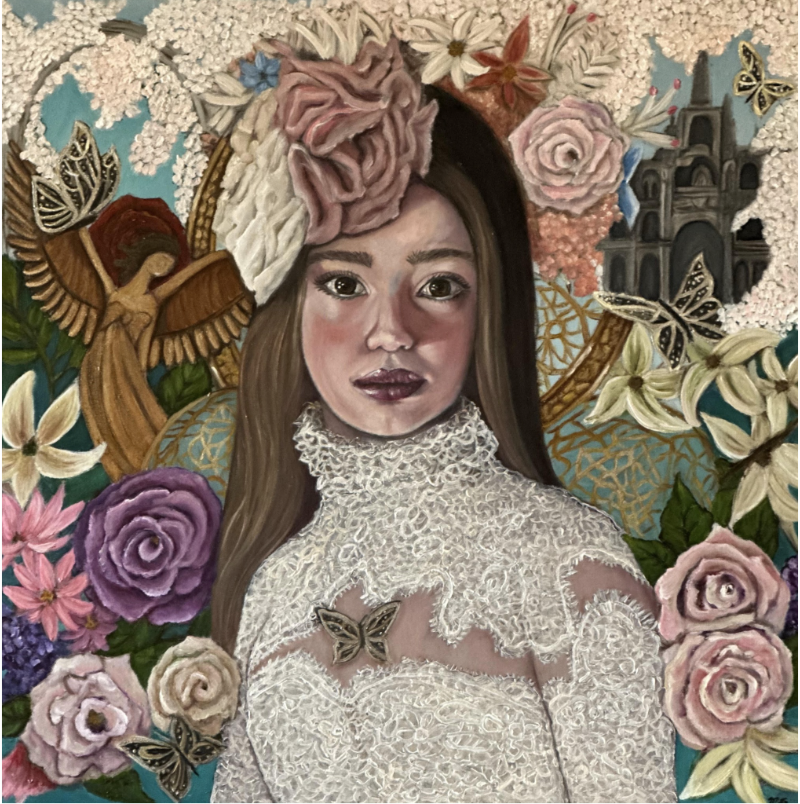 WINTER, Oil on canvas, 24 x 24 in. 2025