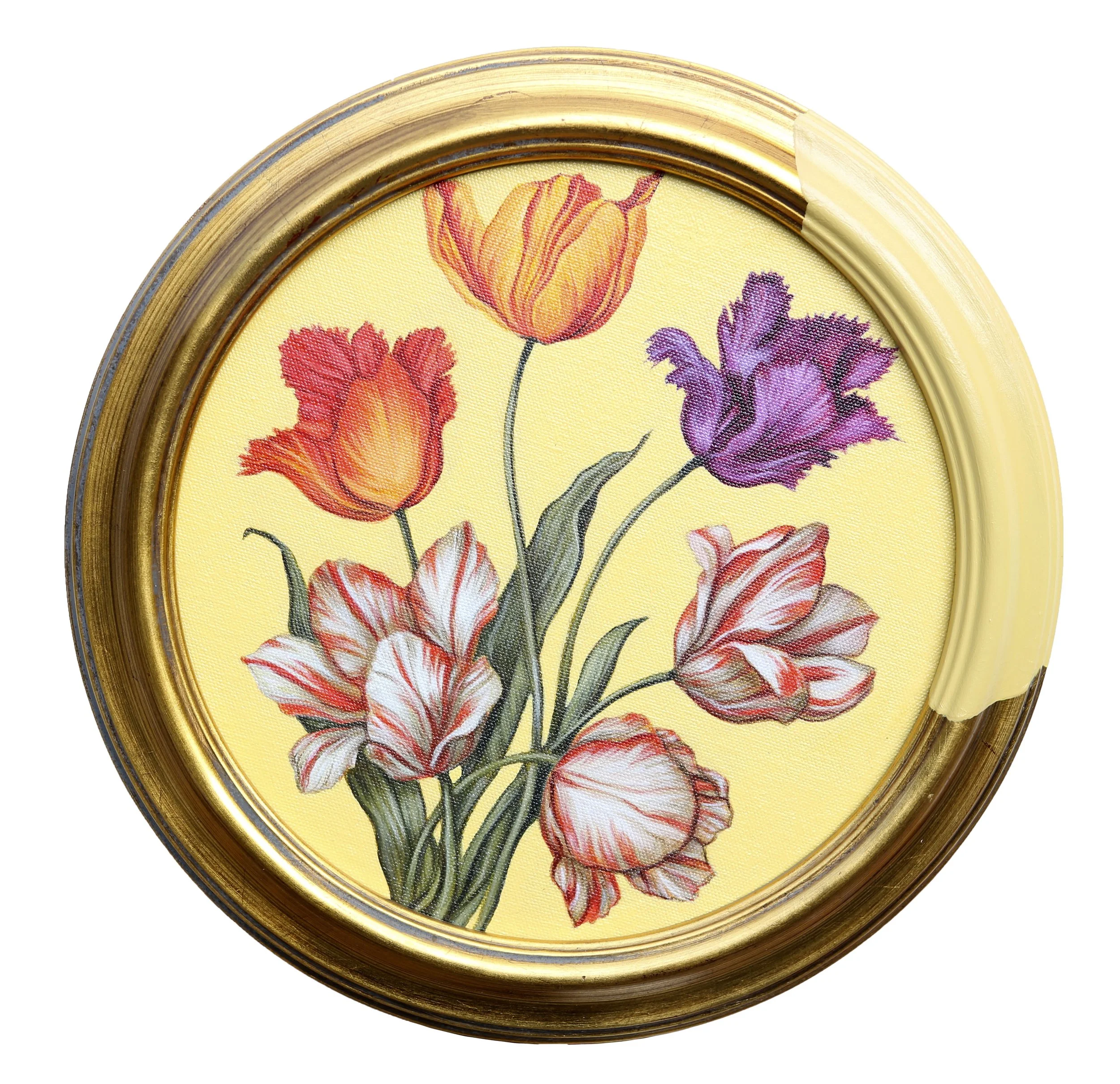 A Bright Morning I, Acrylic on canvas, 10 in. diameter. SOLD