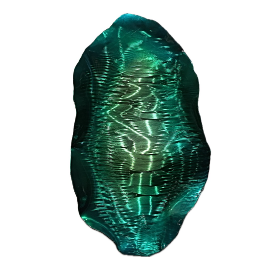 Changing Seasons, 1 of 3, Oil on aluminum, 21 x 12 in. 2025