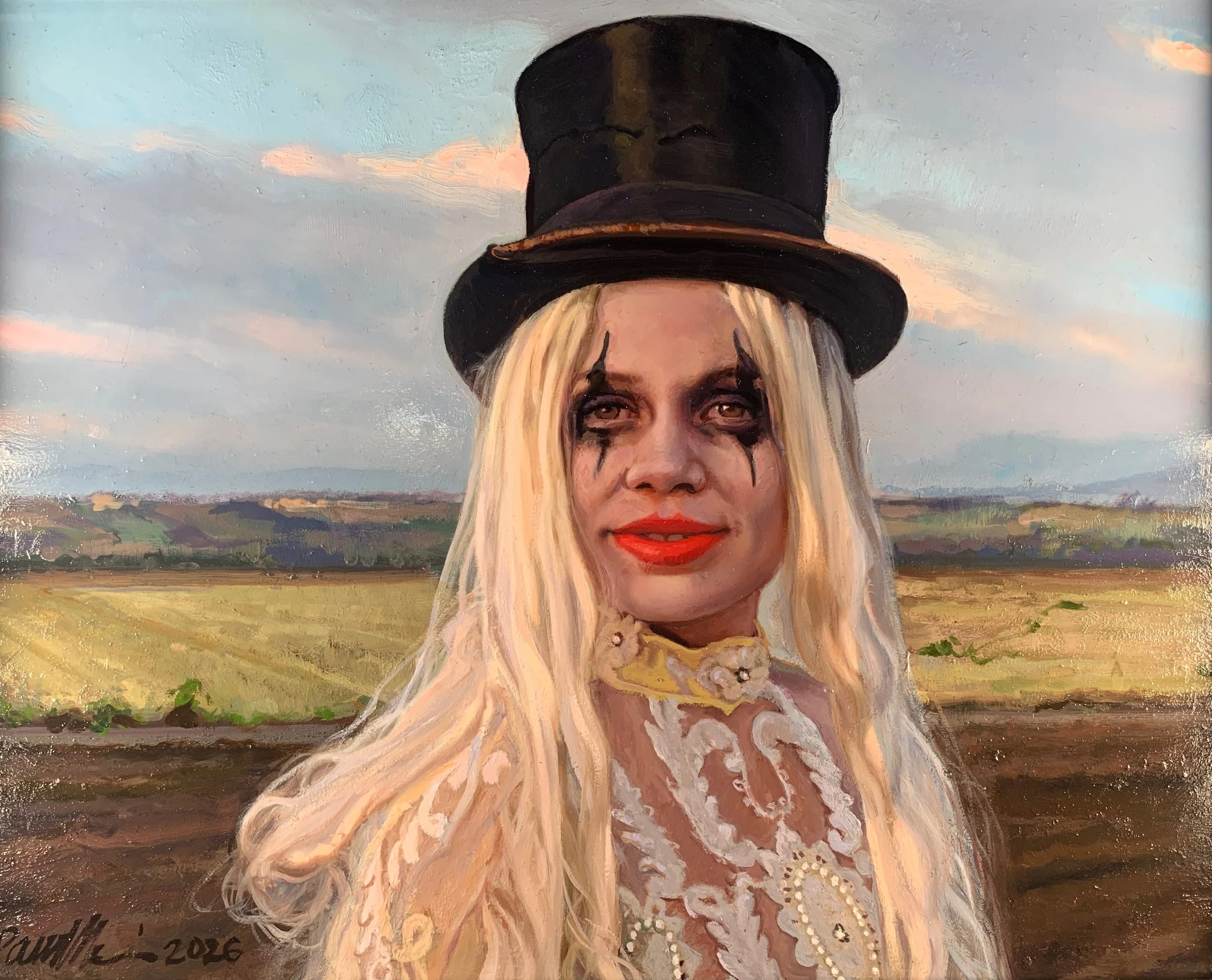 Outlier, Oil on ACM on birch panel, 11 x 14 in. 2026