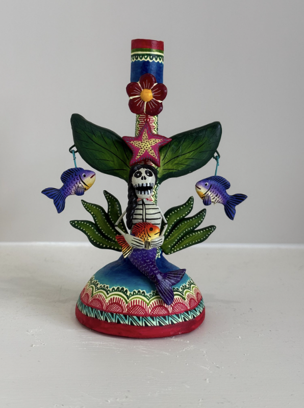 Single Branch Arbol with Leaf Comida Ofrendas (Food Offerings), 6 in. tall, 2024