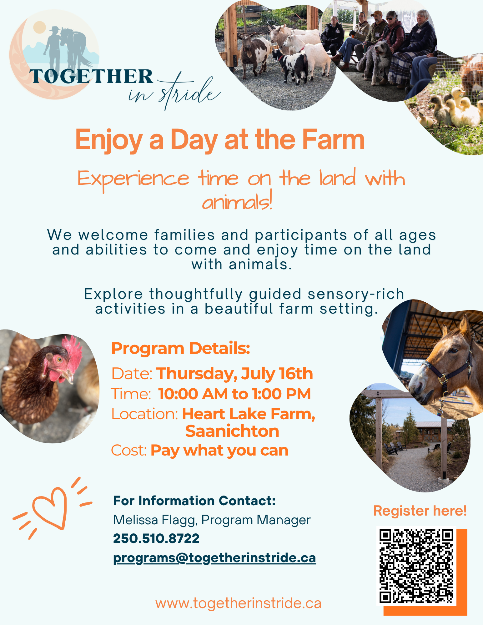 Enjoy a day at the Farm!