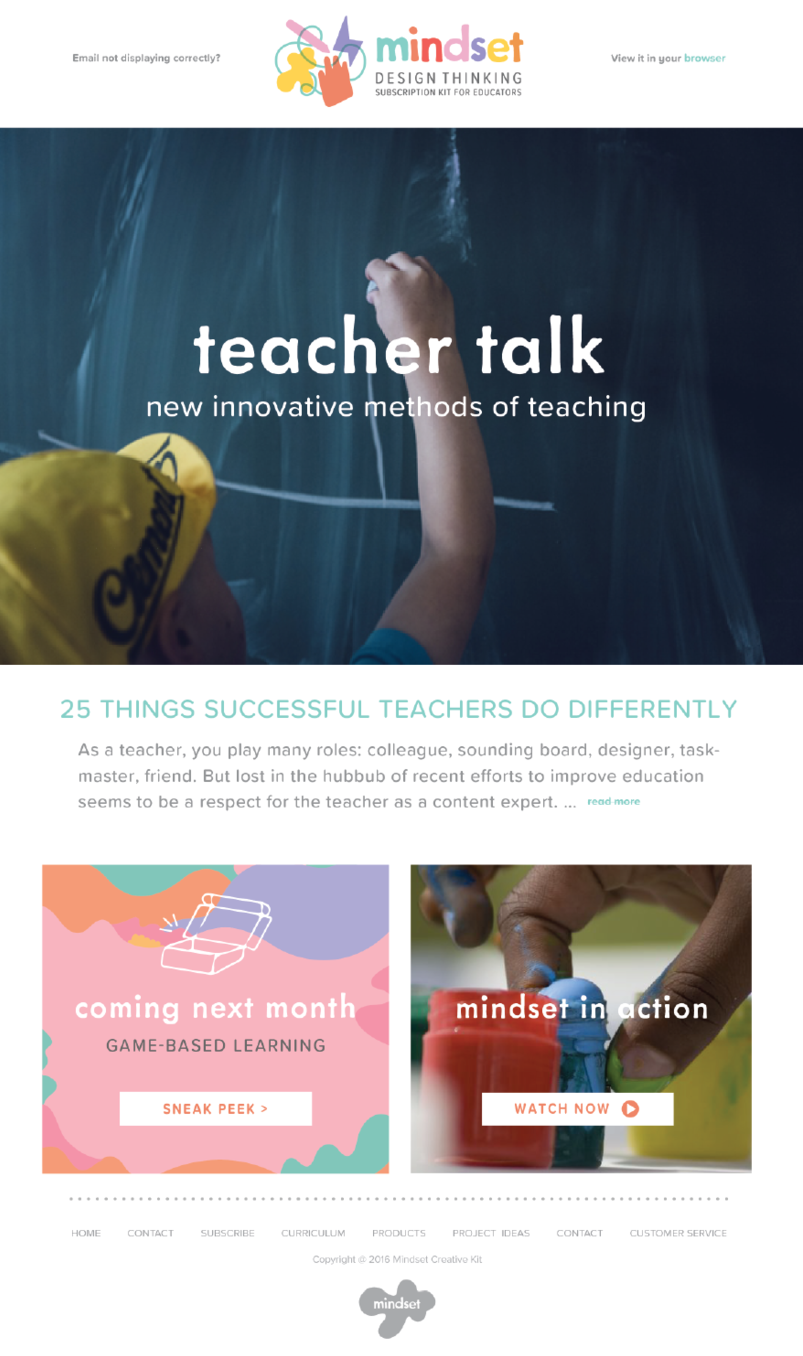 Mindset Website Pages