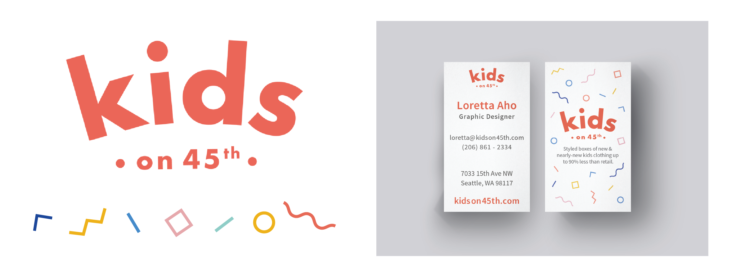 Kids on 45th Logo and Branding