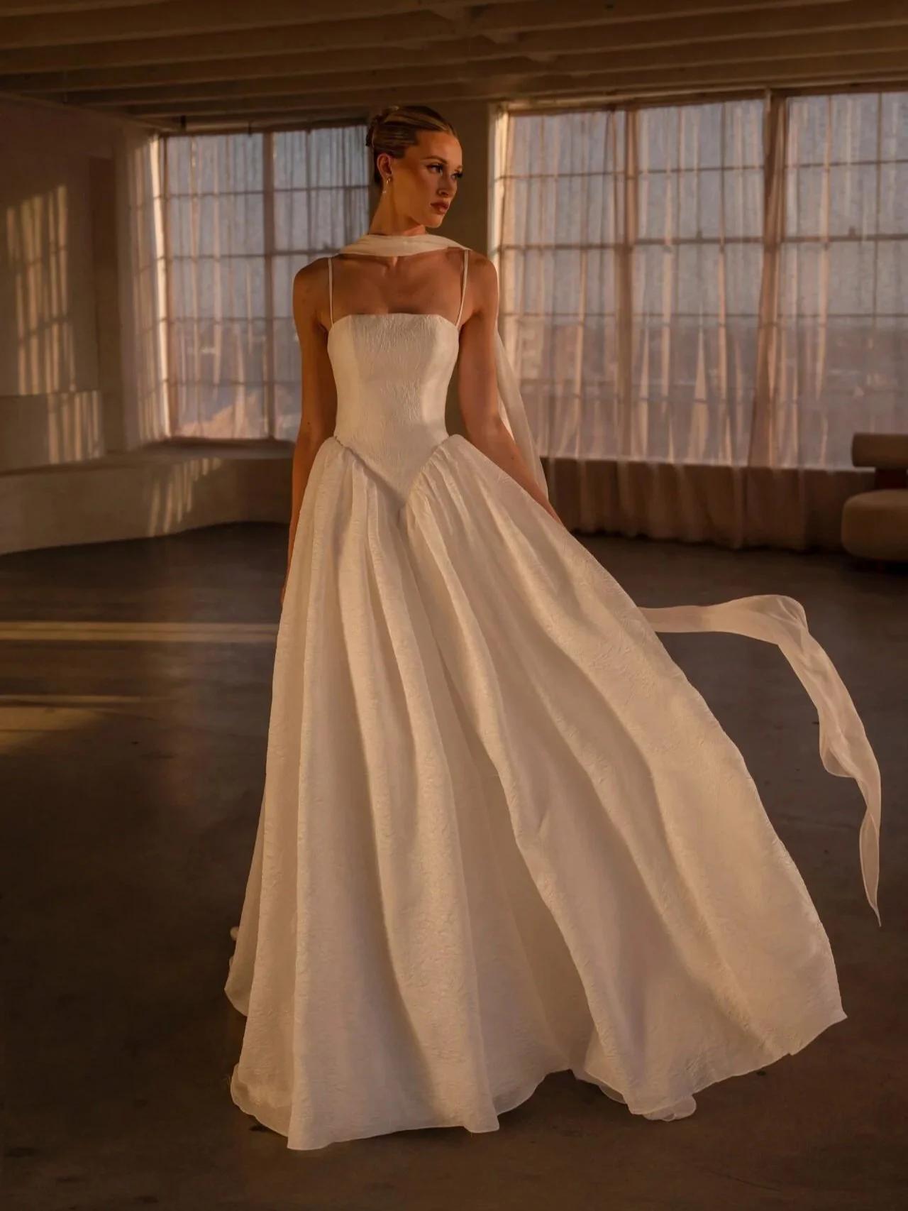 martina liana 1998 basque waist aline wedding dress