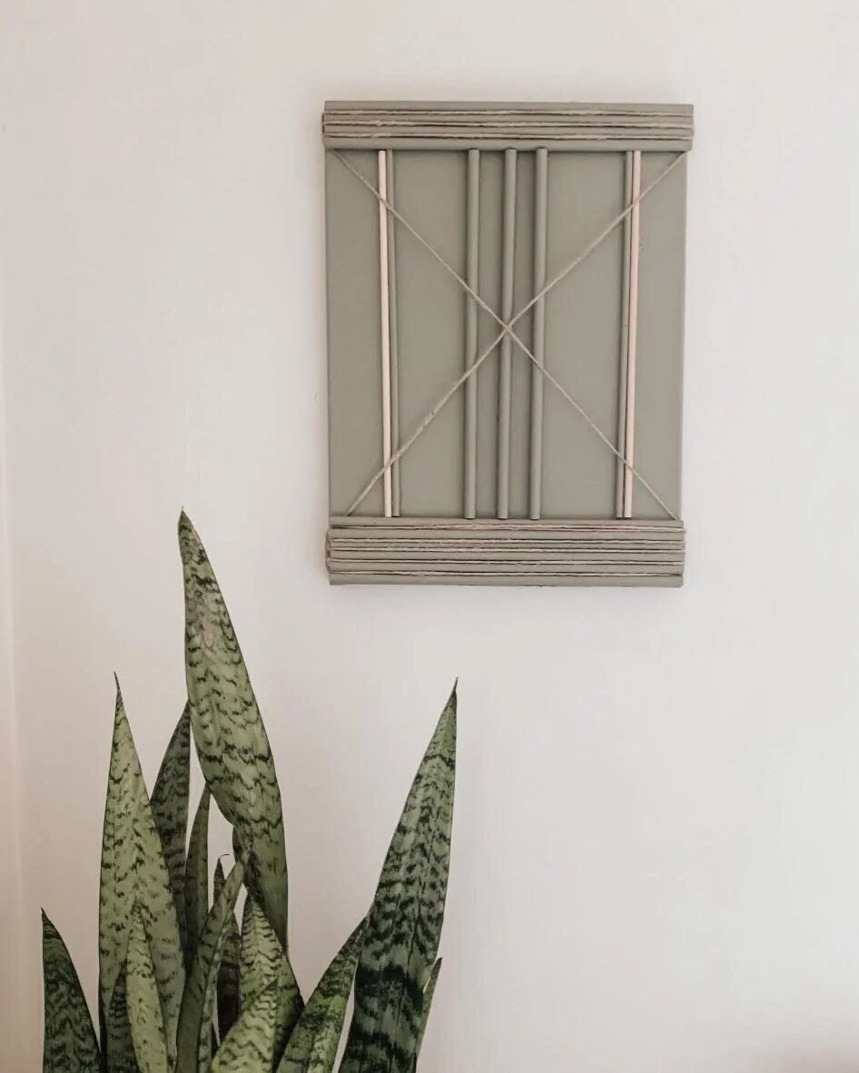 DIY - Boho Wooden Dowel Art