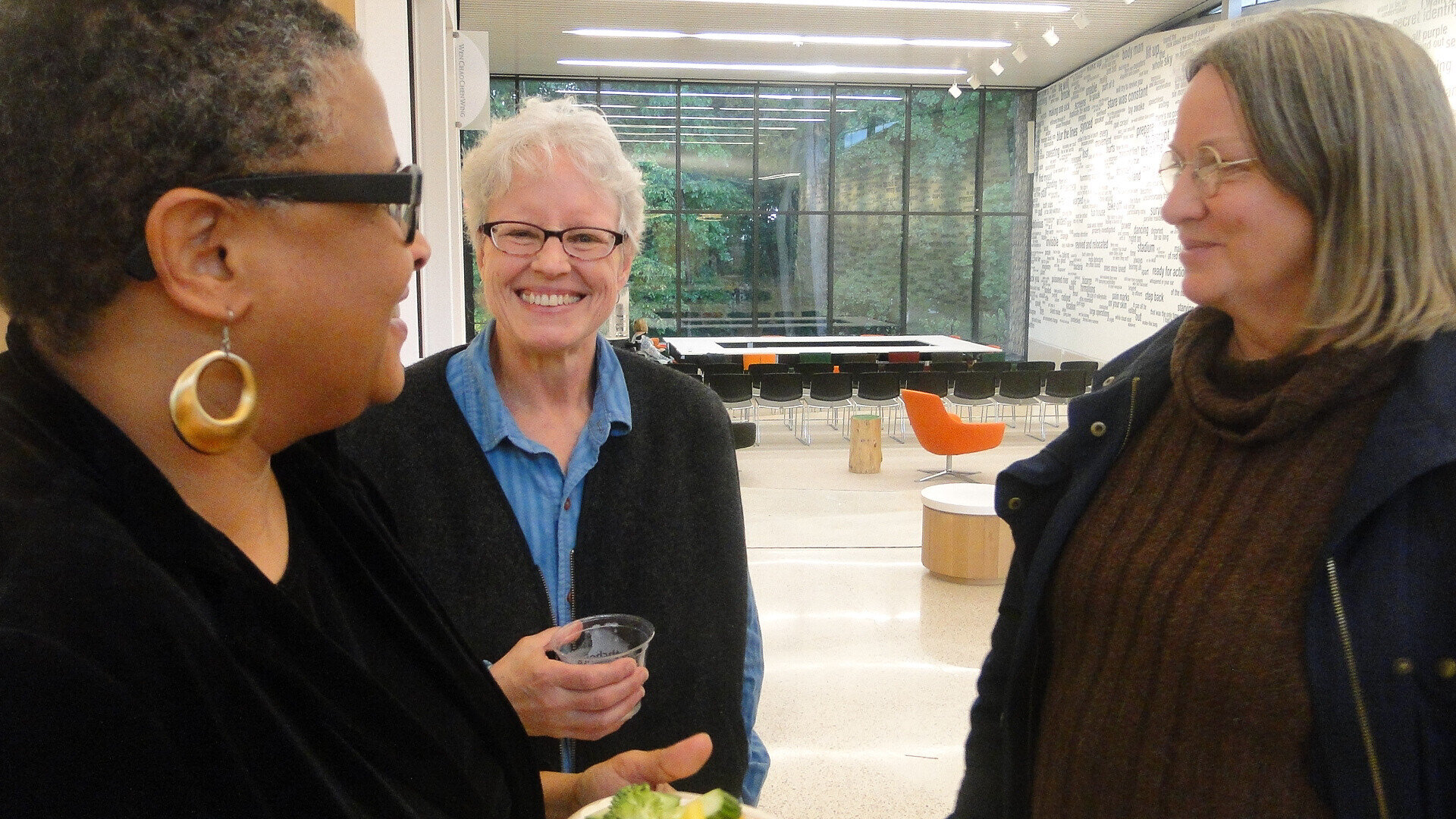 Carol Anderson and Sas from Alumni Ralations, Open House .jpg