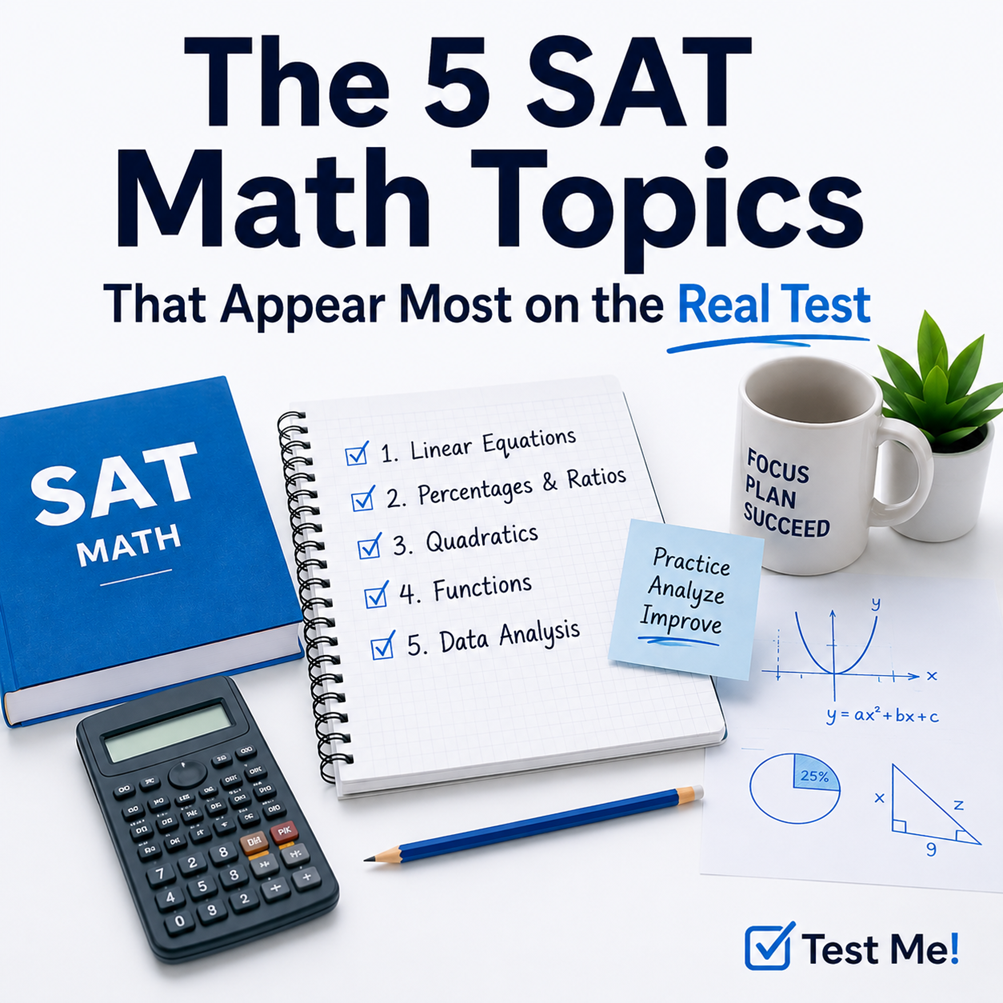The 5 SAT Math Topics That Appear Most on the Real Test