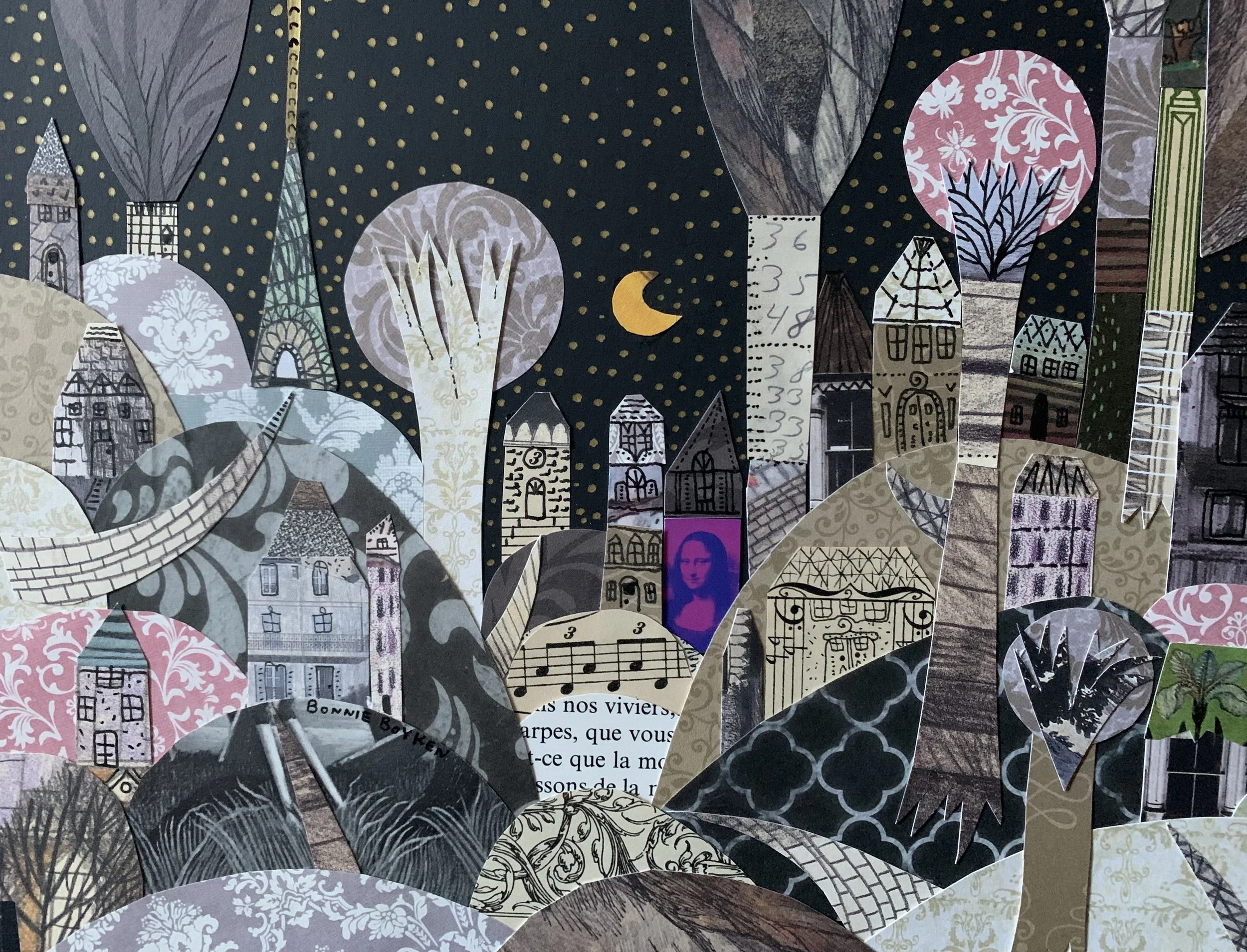 Artist Bonnie Boykin at Seasons Gallery in Hudson, WI