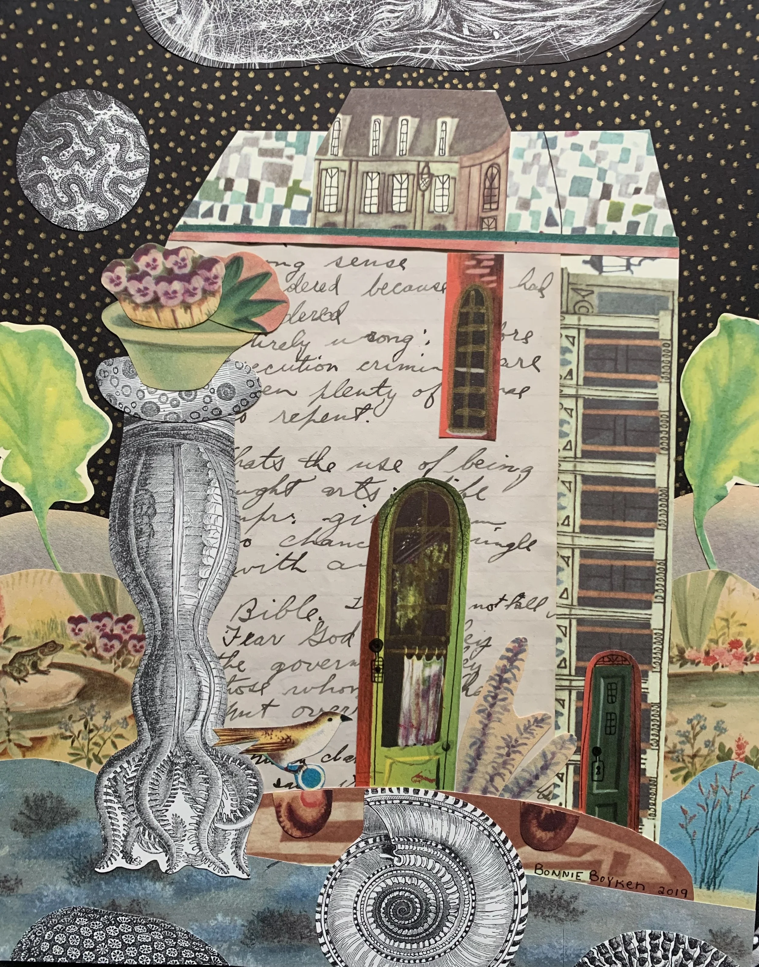 Artist Bonnie Boykin at Seasons Gallery in Hudson, WI