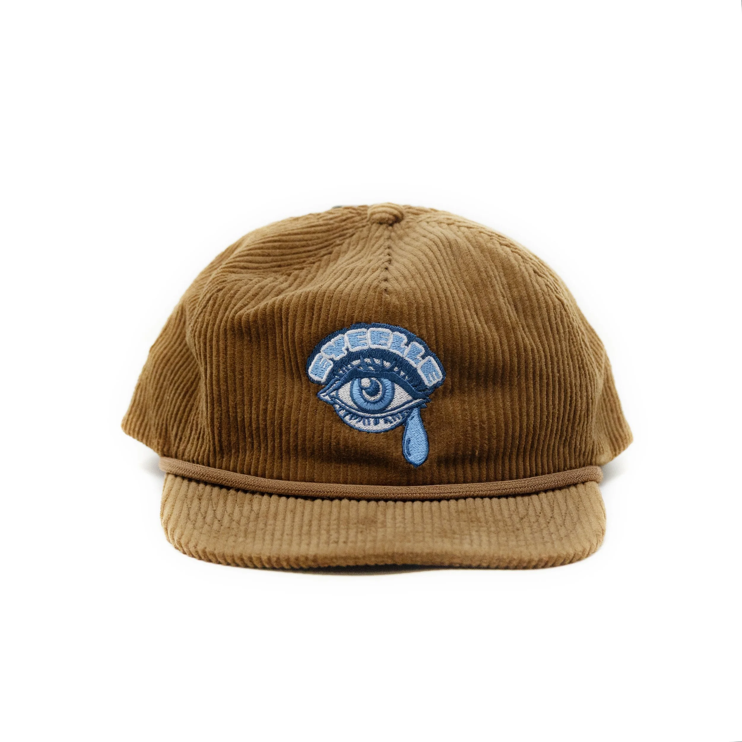 Eyeelle Brown Corduroy Rope Hat