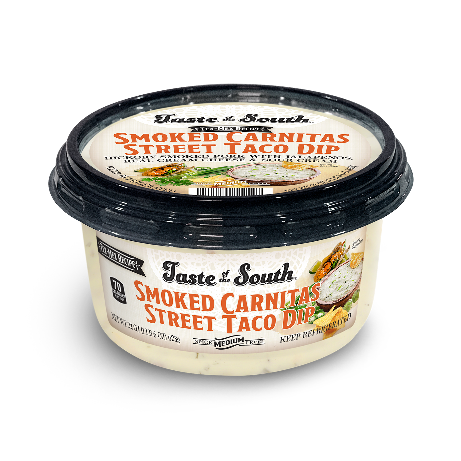 Smoked Carnitas Street Taco Dip — Taste of the South Dips